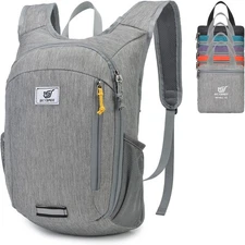 SKYSPER 10L Packable Daypack – Lightweight Hiking Backpack (Grey)