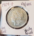 * 1904 P *  AU+ BETTER DATE PHILADELPHIA MINT MORGAN SILVER DOLLAR LOT #A45