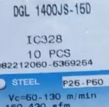 10 PCS  ORIGINAL  INSERTS      ‎DGL 1400JS-15D IC328