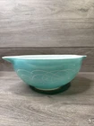 Vintage PYREX 1950’s Promotional #443 TURQUOISE SCROLL Cinderella Bowl-2 1/2 QT