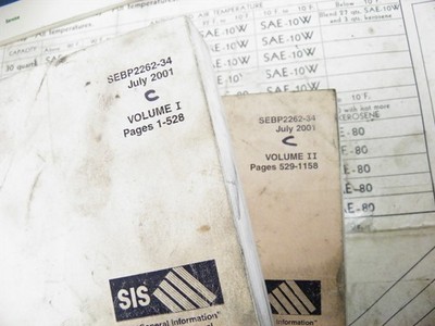 CAT Caterpillar 966F SERIES II WHEEL LOADER  PARTS MANUAL 1SL507-UP VOL 1 & 2