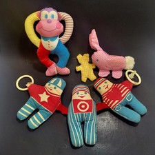 Lot of Vtg Soft Baby Toys Playskool Monkey & ...