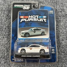 Greenlight Hot Pursuit 2008 Dodge Charger North Dakota State Police 1:64 White