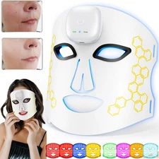 At-Home LED Face Mask 8 Colors Light Therapy Anti Wrinkle Acne Skin Rejuvenation