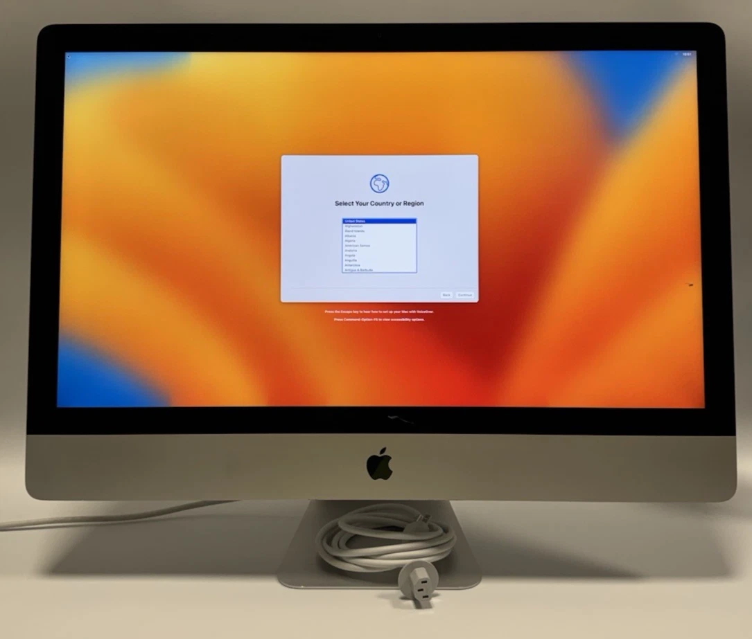 Apple iMac 2017 Release Year Apple All-in-Ones-In - One Computers