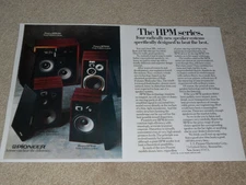 Pioneer HPM Series Speaker Ad, 1976, HPM-200,HPM-100, Article, 2 pg
