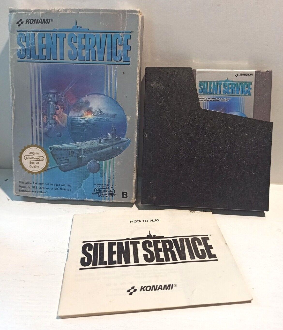 Jeu Nintendo NES - SILENT SERVICE en boite - Complet