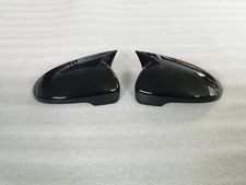 M Sytle Gloss Black Side Rear View Mirror Add-On Cover Trim For Tucson 2016-2020