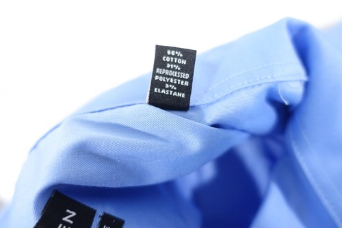 Van Heusen Celeste Grande 32/33 Estándar Elástico Botón Frente Camisa Hombre De - Imagen 7 de 8