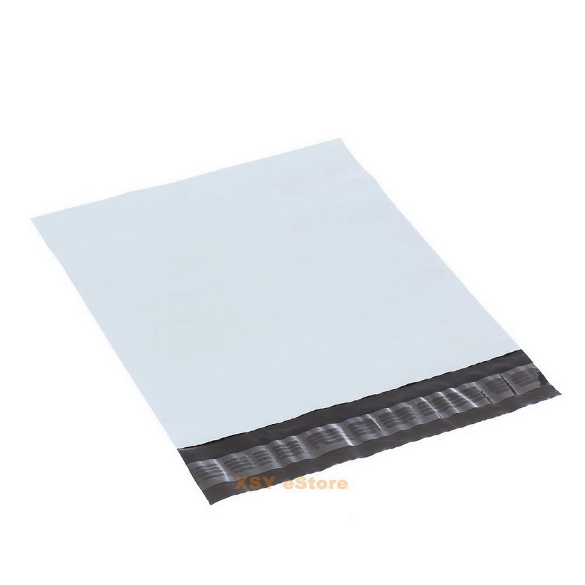 100 Poly Mailers White Envelopes Mailing Bags 8" x 8.5"_200 x 220+45mm - Image 4 of 4