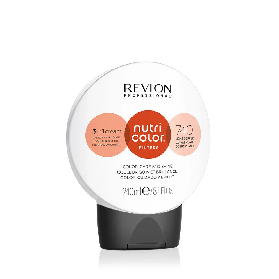 REVLON PROFESSIONAL Revlon Nutri Color Filters 740 - Haarfarbe 240ml - Kupfer, Copper