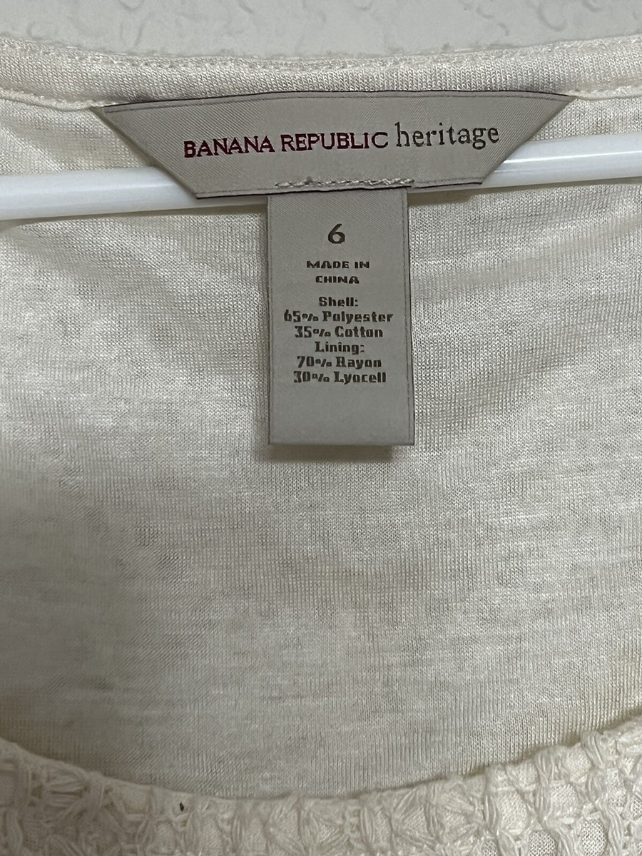 Banana Republic White Heritage Lace Sheath Short Sleeve Dress Size 6 Medium | eBay Banana Republic White Heritage Lace Sheath Short Sleeve Dress Size 6 Medium | eBay