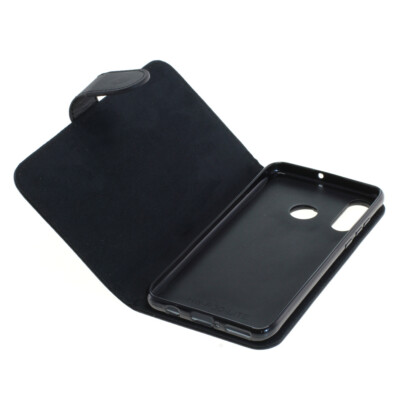 Book Case Etui Handytasche Tasche Hülle Huawei P30 Lite (Schwarz) 