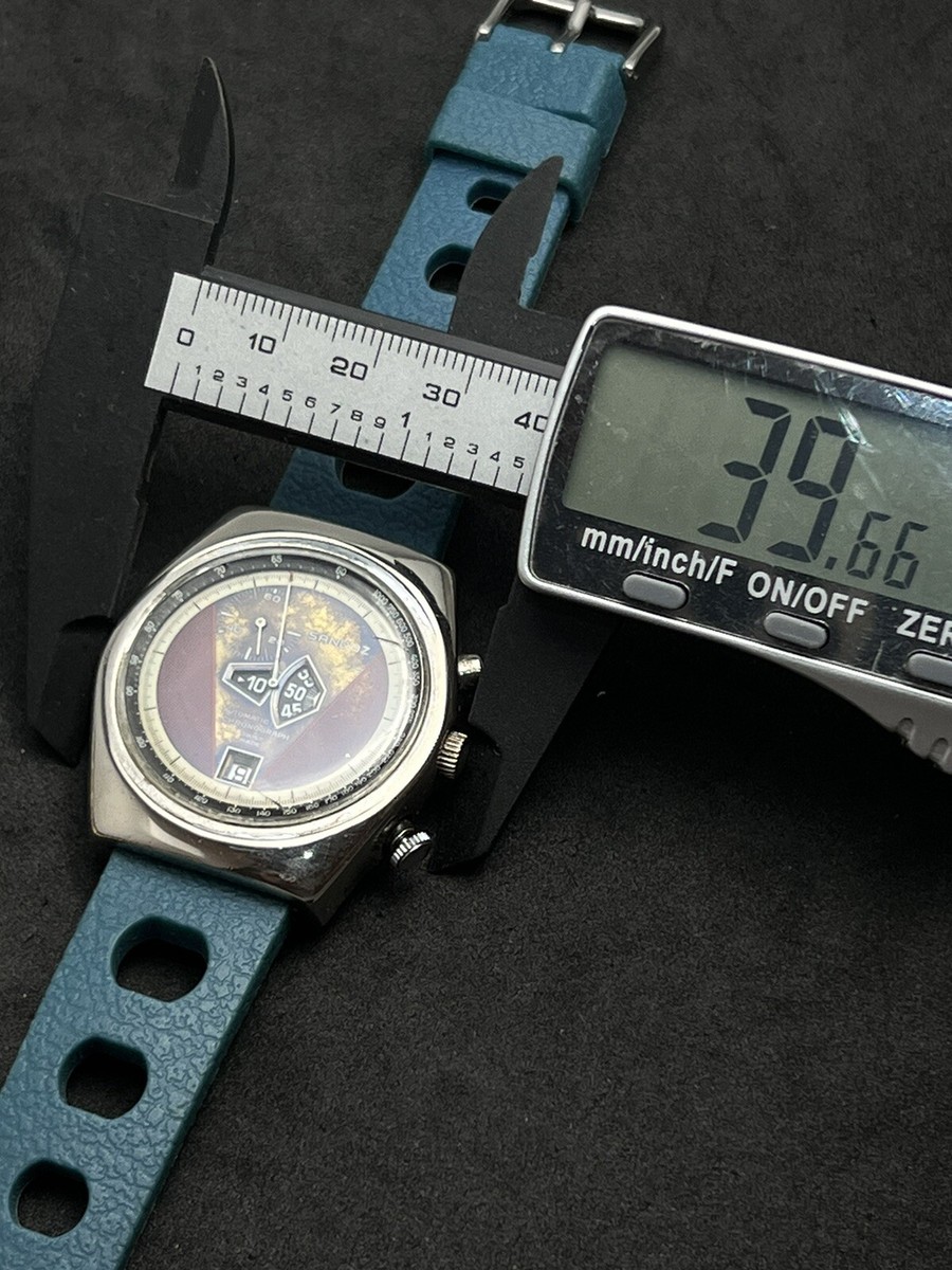 Vintage SANDOZ Chronograph Jump Hour Date Men's Automatic Vintage SANDOZ Chronograph Jump Hour Date Men's Automatic