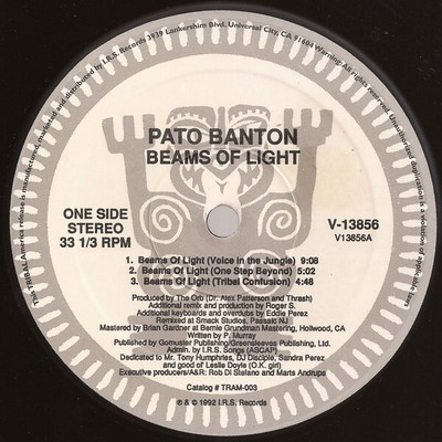 Pato Banton - Beams Of Light (12'', MP) (Mint (M)) 2730249940