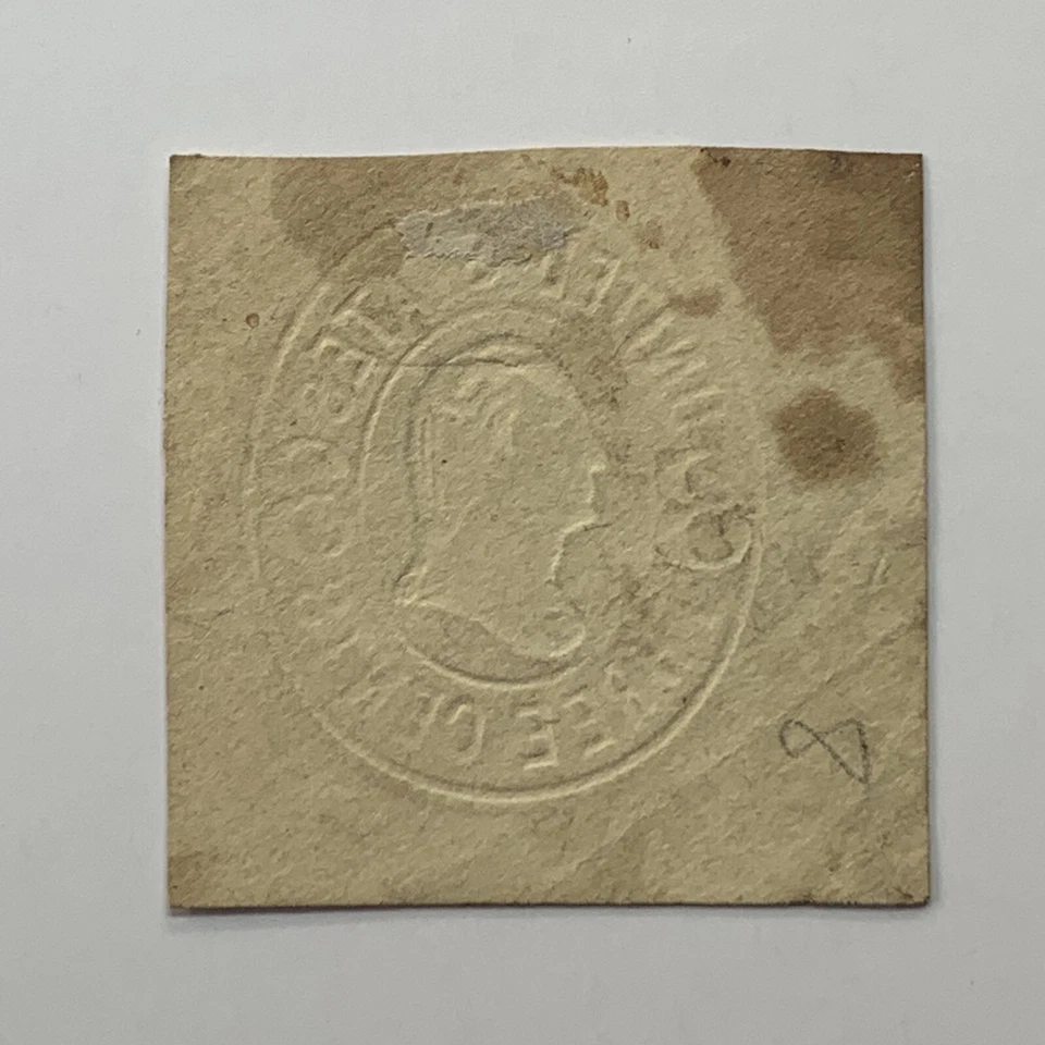 FANCY CANCEL "MOHAWK" ON 3C POSTAL 3C CUT SQUARE - Image 3 of 3