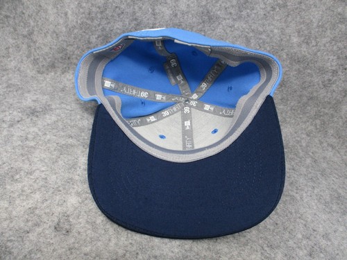 Los Angeles Chargers Hat Cap Fitted Mens Medium Blue Yellow New Era NFL Football - Picture 9 of 11
