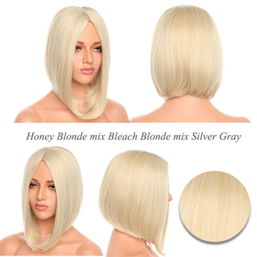 Glueless Lace Front Wig Short Hair Wigs for Women Straight Bob Hair Full Head US - Picture 17 of 21