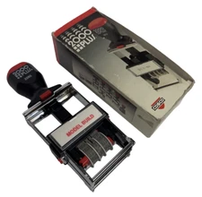 Cosco 2000 Plus 010188 Flat Band Dater Stamp 2260 Plate Size 1" X 1-7/8"