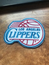 1990s Los Angeles Clippers 3  Throwback Logo Embroidered Iron on Patch Vtg Rare