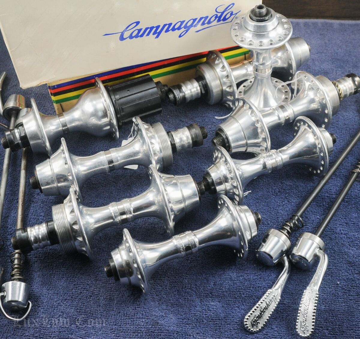 Vintage Campagnolo C Record RoadBike HUBS 32h36h Corsa Vintage Campagnolo C Record RoadBike HUBS 32h36h Corsa