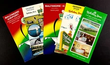 1960s Holiday Inn Maryland Baltimore Vintage Hotel Travel Flyer Ad Card Lot of 5