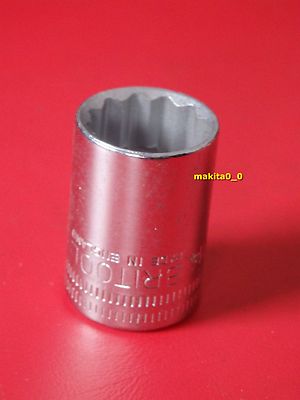 BRITOOL Stecknuss 1/2 Zoll Antrieb 14mm – 12-kant, Chrom-Vanadium-Stahl, OGV-Profil Für Hohe Drehmoment-Übertragung