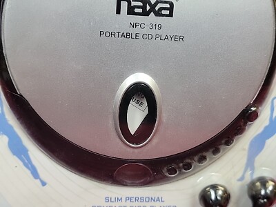 CD NAXA NPC-319 SLIM PORTABLE COMPACT DISC CD PLAYER NIB SEALED