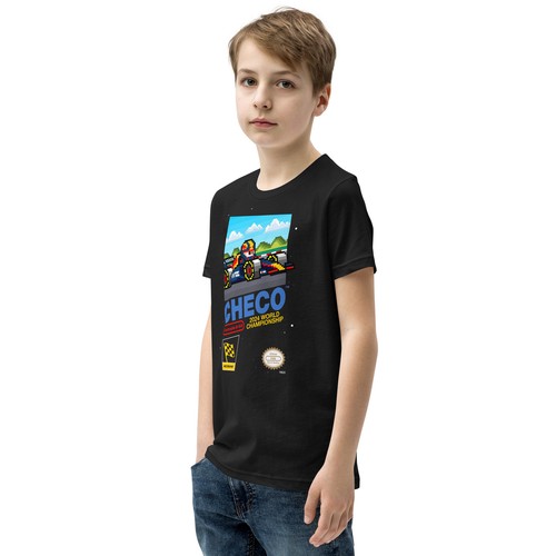 Sergio Checo Perez Red Bull Max 2024 Formula 1 F1 8-bit Youth Kid Child T-Shirt - Picture 3 of 16
