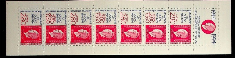 FRANCE Sc 2409a NH BOOKLET OF 1994 - STAMP DAY - Sc$25 - (DL24)