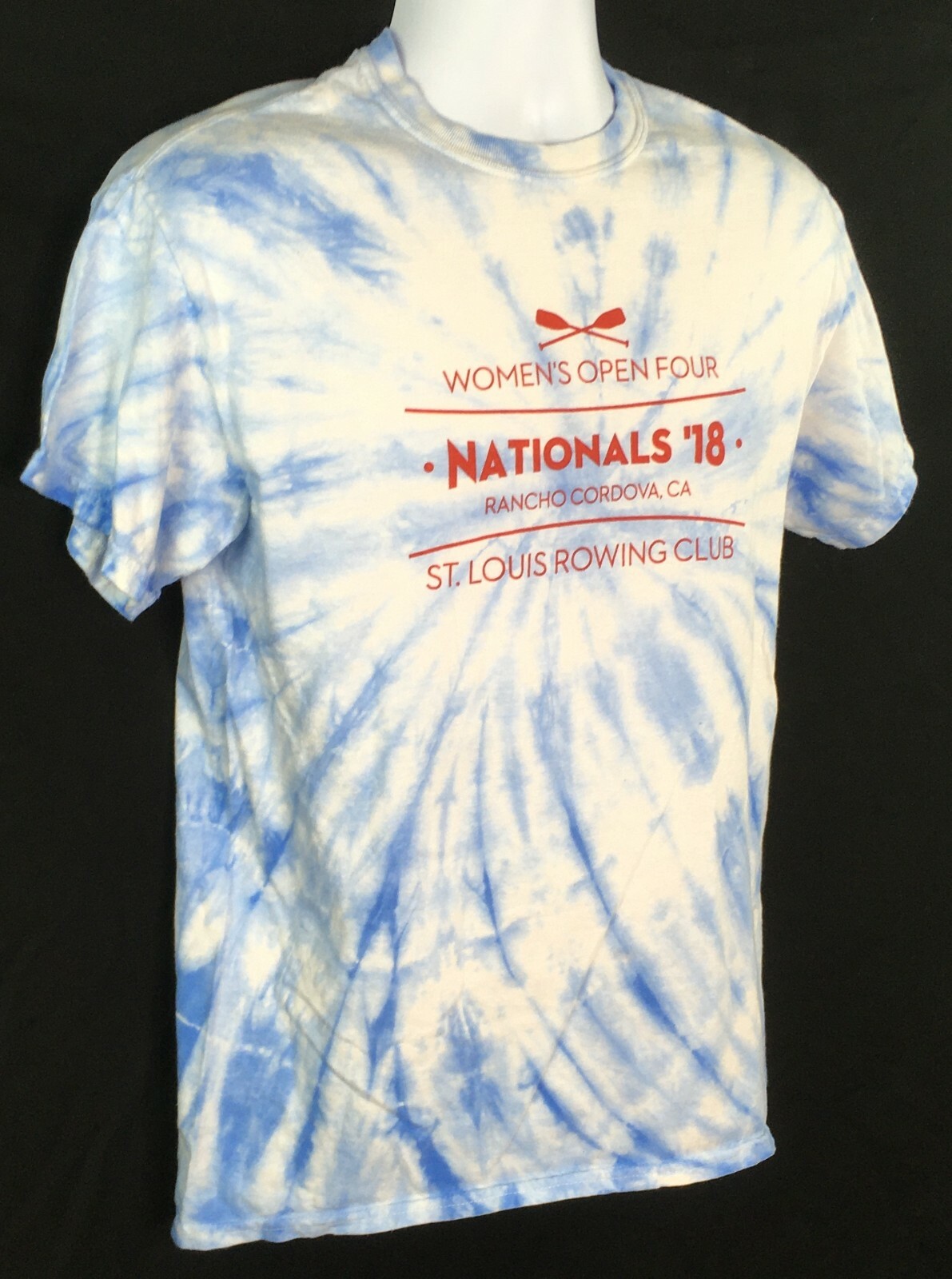 FILA T shirt St Louis Rowing Club donna aperta quattro nazionali '18 Rancho Cordova CA S