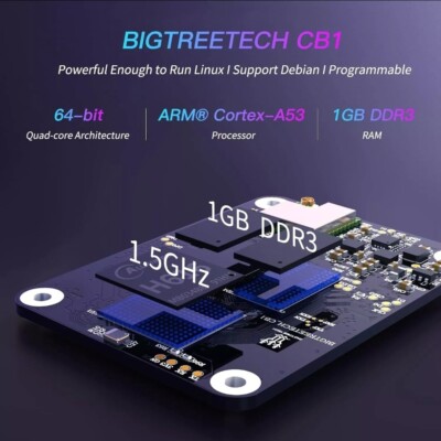 BIGTREETECH CB1 V2.2  Control Board, 1GB RAM, RASPBERRY PI ALTERNATIVE KLIPPER