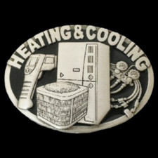 Heating  Cooling Air Conditioner Technician Belt Buckle Boucle De Ceinture