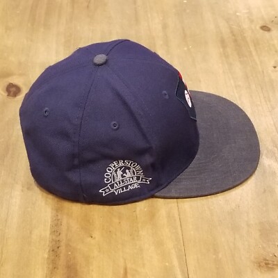 Cooperstown All Star Village Hat Snapback Home Plate USA Flag Logo