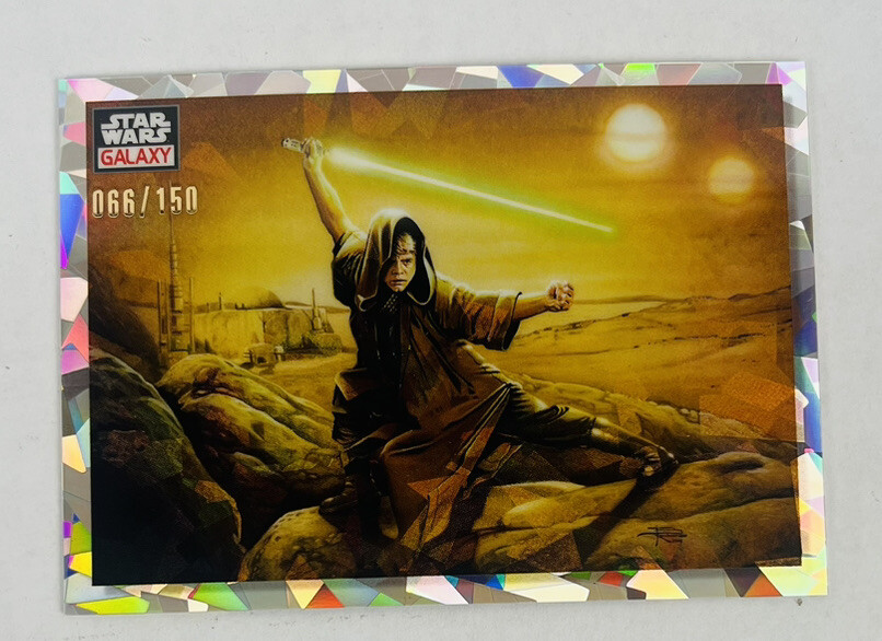 2023 Star Wars Galaxy Chrome A Young Jedi’s Stance #52 Atomic Refractor 66/150