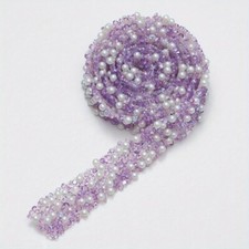Ruban Adhésif Autocollant Bling En Strass Faux Perles Cristal De 70,87 Pouces