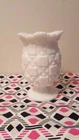 Vintage Westmoreland Milk Glass Old Quilt Celery Vase