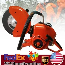 Gas Demolition Saw Concrete Cutter 2-stroke Metal Concrete Cut Off Saw + Blade