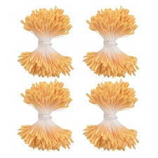 Yellow Stamens for Artificial Flowers 1360 Pieces DIY Wedding Crafts
