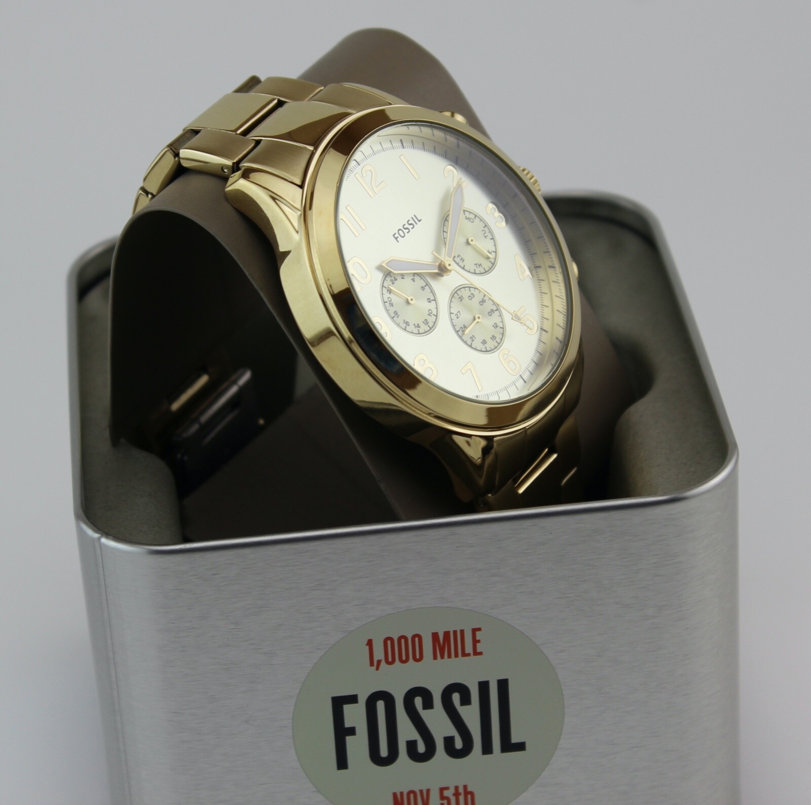 Fossil Yorke Multifunction Gold Tone 