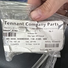 Pack Of 2 Tennant OEM Part # 02363 Clamp, Hose, Wormdrive, 7.56-8.50D, .56W