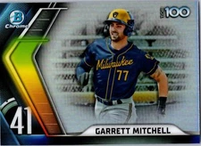 2022 Bowman #BTP-41 Garrett Mitchell Bowman Scouts' Top 100