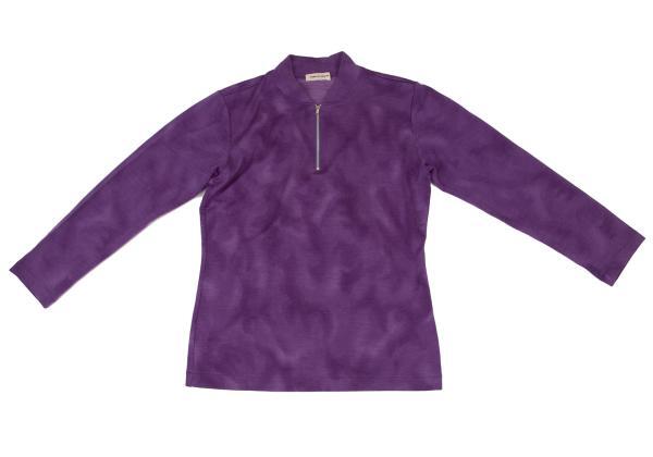 COMME des GARCONS Wool Bleaching Half Zip T-shirt Size S(K