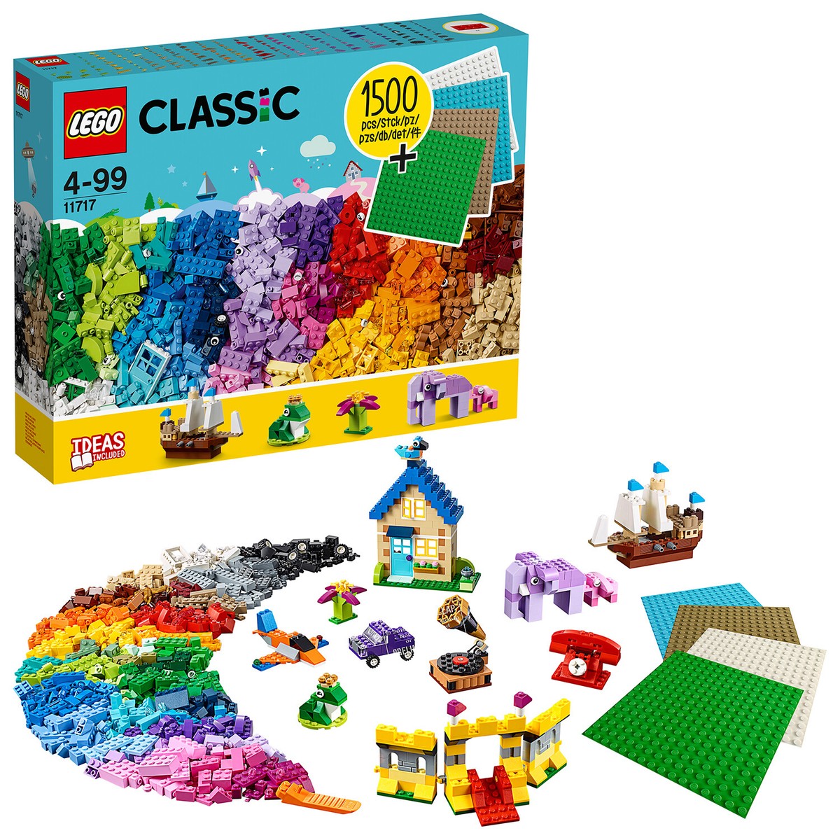 LEGO 11717 Classic 1500 Pieces 5702016722154 UK