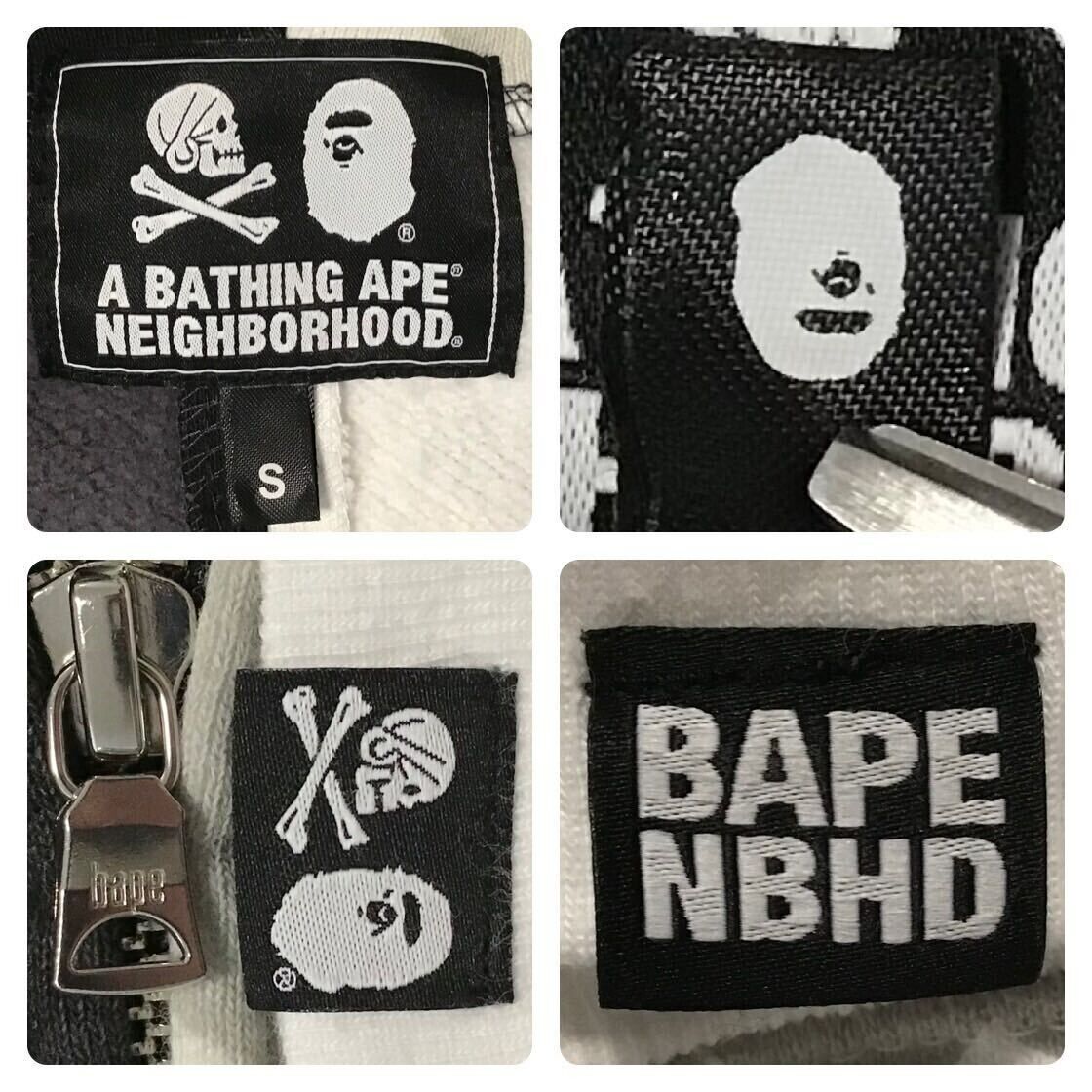 NEIGHBORHOOD × BAPE camo Shark full zip Hoodie A Bathing Ape NEIGHBORHOOD × BAPE camo Shark full zip Hoodie A Bathing Ape
