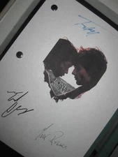 Bones and All Signed Film Script X3 Timothée Chalamet Taylor Russell reprint Rep