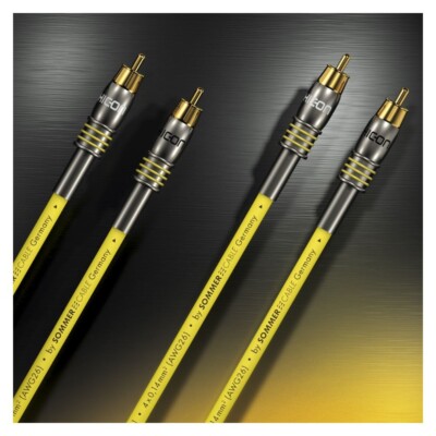 Sommer Cable Cinchkabel / RCA Kabel   Hicon Cinch Stecker Epilogue EP3F  2 x 1 m