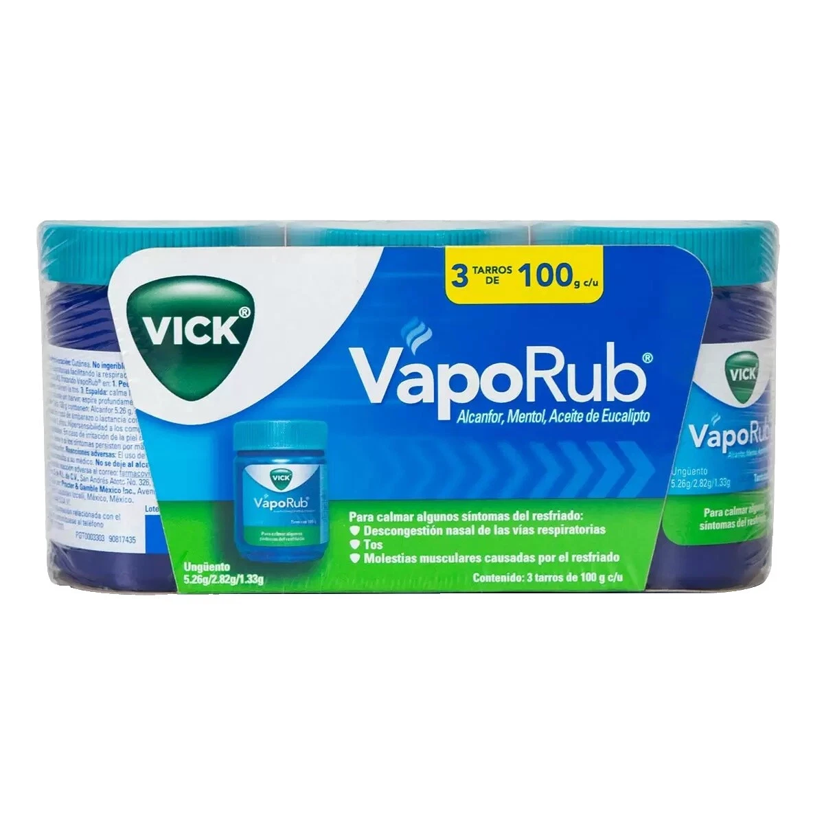 Vicks Ointment Over-The-Counter Cough, Cold & Flu Medicine