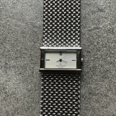 Beautiful Anne Klein Womens Diamond Watch 32mm Silver Tone  display picture 3