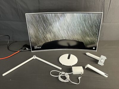 2019年製 SAMSUNG 4K UHD曲面モニター LU32R590CWCXZW 31.5インチ 4K液晶